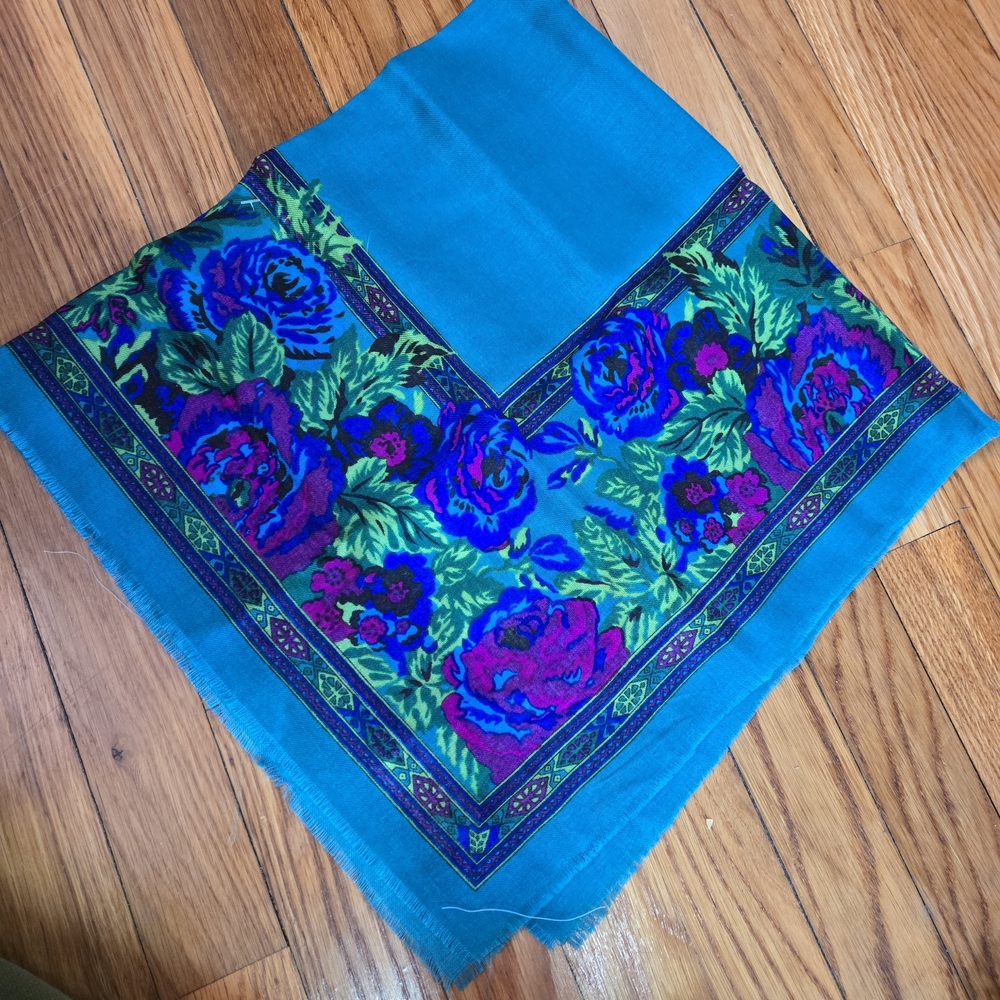 Berkshire Blue Floral Scarf